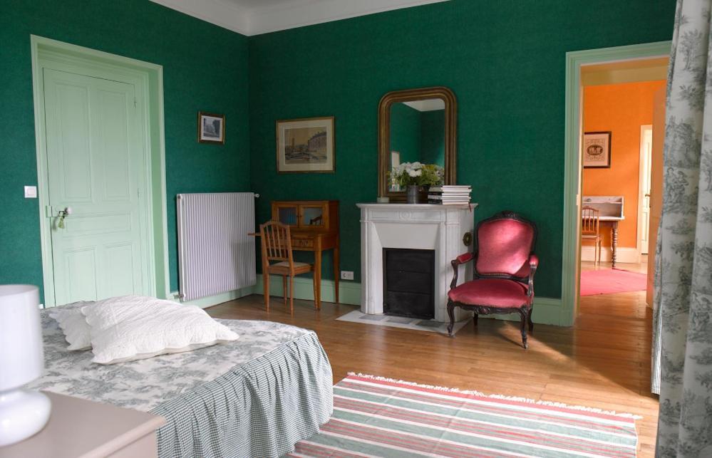 Château des Essards avec piscine et jacuzzi Langeais Quarto foto