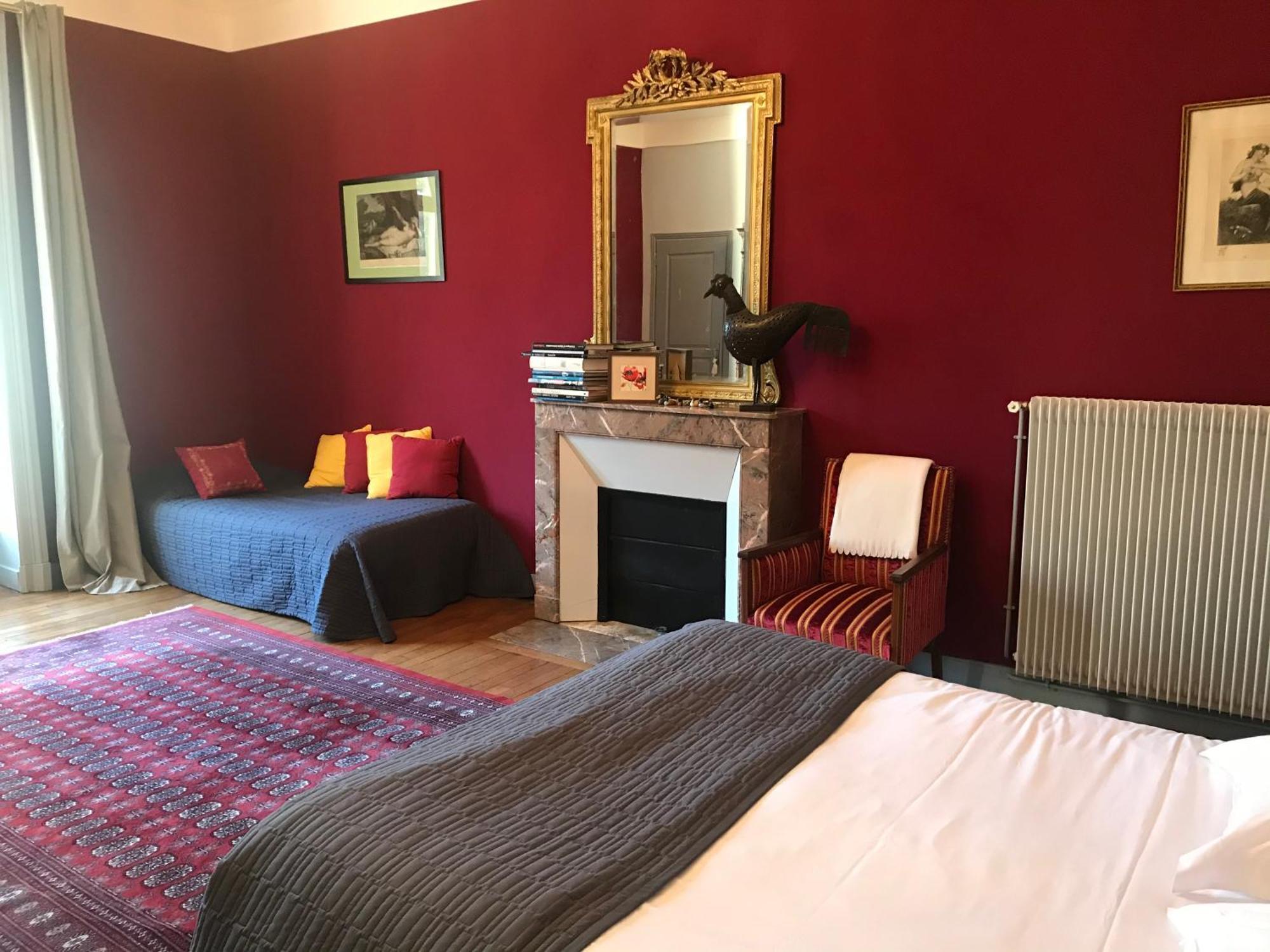 Château des Essards avec piscine et jacuzzi Langeais Quarto foto