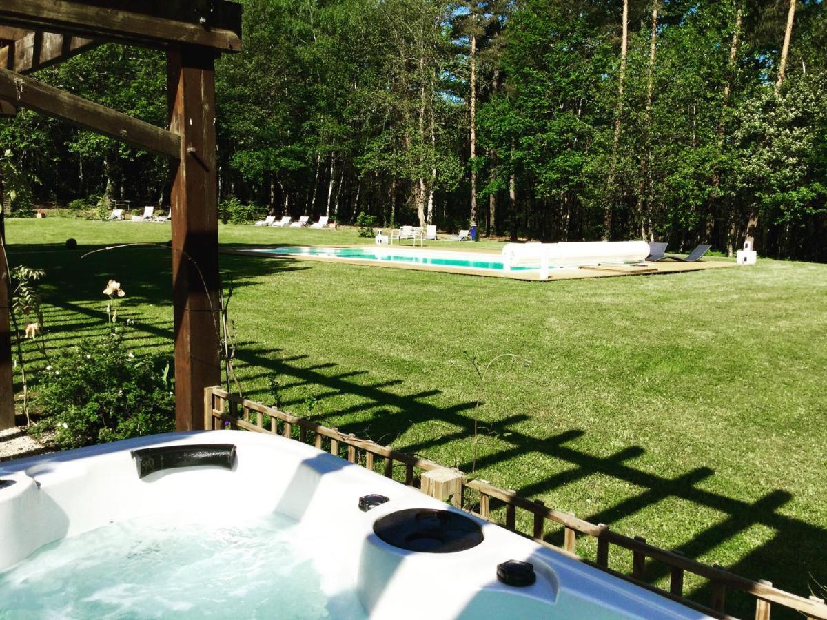 Château des Essards avec piscine et jacuzzi Langeais Exterior foto