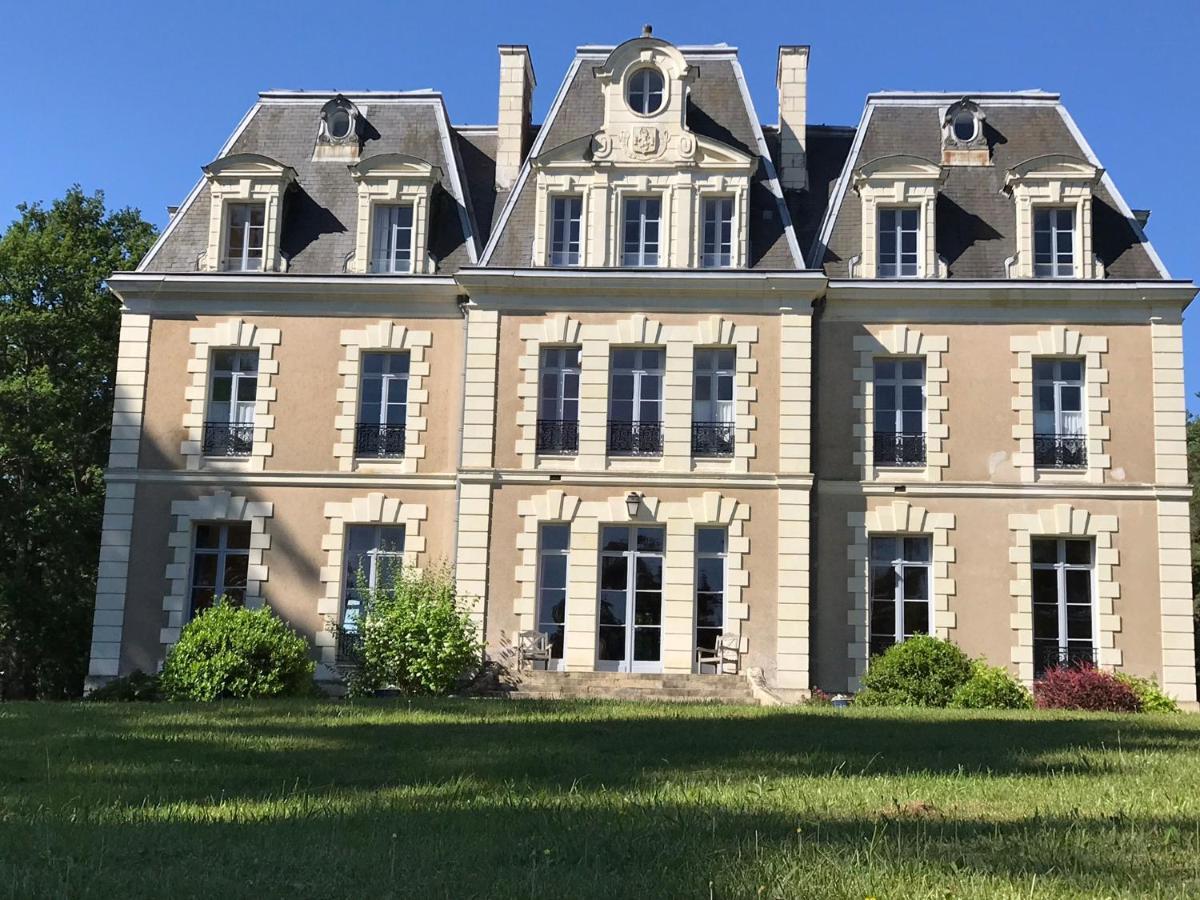 Château des Essards avec piscine et jacuzzi Langeais Exterior foto